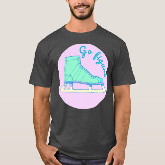 Figure Ice Skating Heart Figure Skater Love Gift T-Shirt