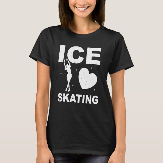 Figure Skating Ice Skating Girls Figure Skating 1 T-Shirt (Vorderseite)