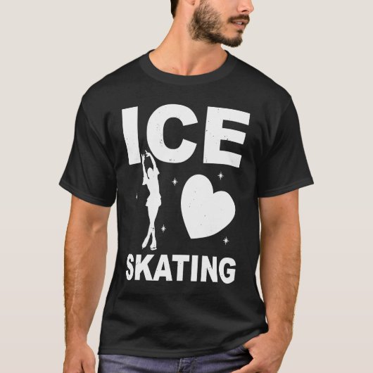 Figure Skating Ice Skating Girls Figure Skating T-Shirt (Vorderseite)