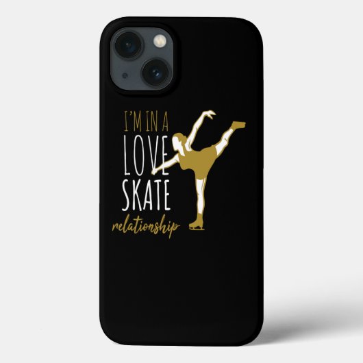 Figure Skating Love Skate Ice Skating Case-Mate iPhone Hülle (Rückseite)