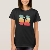 Figure Skating Retro Skater or Dancer T-Shirt (Vorderseite)