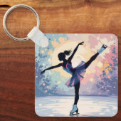 Figure skating schlüsselanhänger (Vorderseite)