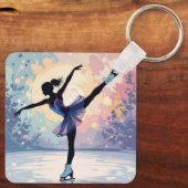Figure skating schlüsselanhänger (Rückseite)