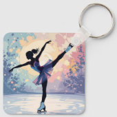 Figure skating schlüsselanhänger (Rückseite)