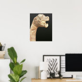 Figurehead of a Viking Longship, gefunden in Osebe Poster (Heimbüro)