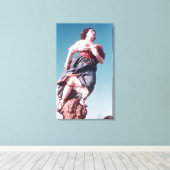 Figurehead von unbekanntem Segelschiff Leinwanddruck (Insitu (Holzboden))