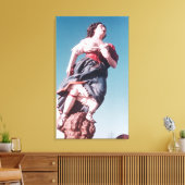 Figurehead von unbekanntem Segelschiff Leinwanddruck (Insitu (Wohnzimmer))
