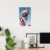 Figurehead von unbekanntem Segelschiff Poster (Heimbüro)