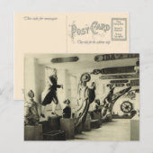 Figureheads, Hallands Museum, Halmstad, Norwegen Postkarte (Vorne/Hinten)