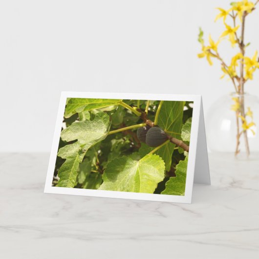 Figuren im Baumportrait Karte (Gelbe Blume)