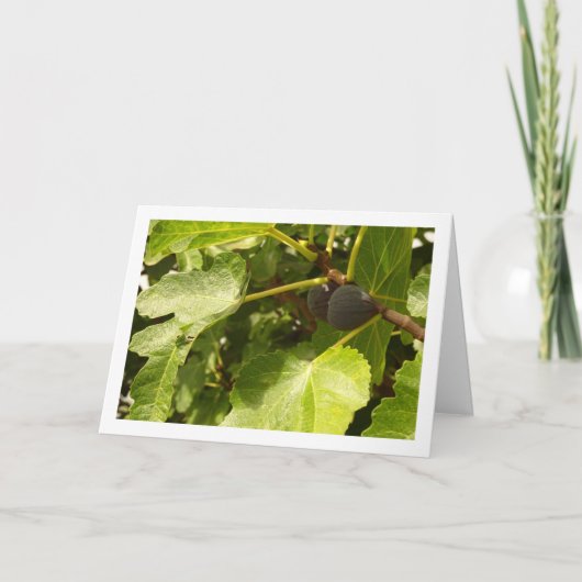 Figuren im Baumportrait Karte (Vorderseite)