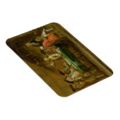Figuren in einer Taverne oder einem Kaffeehaus, 17 Magnet (Rechte Seite)