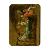 Figuren in einer Taverne oder einem Kaffeehaus, 17 Magnet (Vertikal)