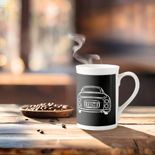 Figuren Tokyo Monogram Figaro Car Espresso Cup Porzellantasse