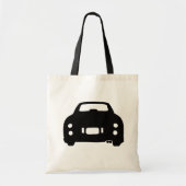 Figures Black Figaro Car Silhouette Tote Bag Tragetasche (Vorne)