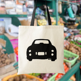 Figures Black Figaro Car Silhouette Tote Bag Tragetasche