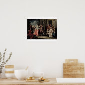 Figures Dancing Outside a Palace (Paar mit 59640) Poster (Küche)