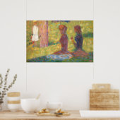 Figures, La Grande Jatte - Georges Seurat Fine Art Poster (Küche)