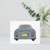 Figures Lapis Gray Figaro Motor Car Postkarte (Stehend Vorderseite)
