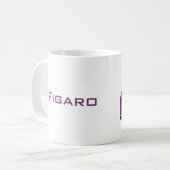 Figures Name Lila Figaro Car Coffee Tasse (Vorderseite Links)