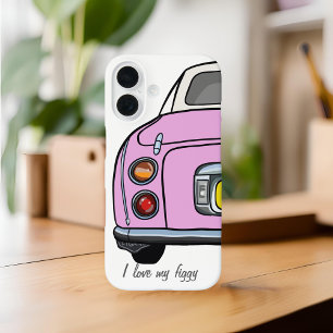 Figures Name Niedlich Pink Figaro Car iPhone 16 Hülle