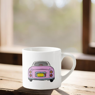 Figures Name Pink Figaro Car Espresso Cup Espressotasse