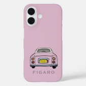 Figures Name Pink Figaro Car Monogram Case-Mate iPhone Hülle (Rückseite)