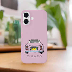 Figures Name Pink Figaro Car Monogram iPhone 16 Hülle