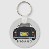 Figures Niedlich Black Figaro Car Driver Name Schlüsselanhänger (Vorderseite)