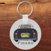 Figures Niedlich Black Figaro Car Driver Name Schlüsselanhänger (Vorderseite)