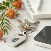 Figures Niedlich Black Figaro Car Monogram Silver Schlüsselanhänger (Seite)