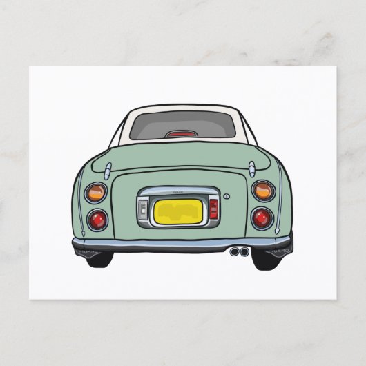 Figures Niedlich Emerald Green Figaro Car Postcard Postkarte (Vorderseite)