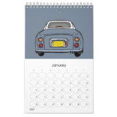 Figures Niedlich Lapis Gray Figaro Car Calendar Kalender (Jan 2027)