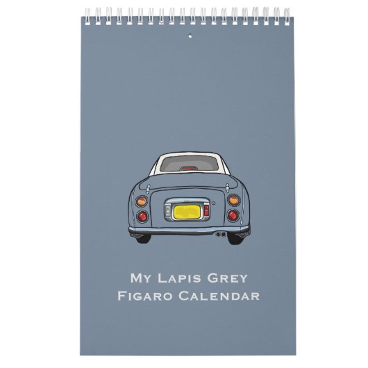 Figures Niedlich Lapis Gray Figaro Car Calendar Kalender (Titelbild)
