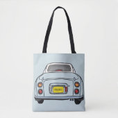 Figures Niedlich Pale Aqua Figaro Name Tote Bag Tasche (Vorderseite)