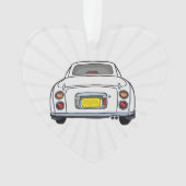 Figures Niedlich White Figaro Car Ornament (Vorderseite)