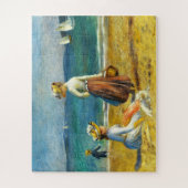 Figures on the Beach, Renoir Fine Art Puzzle (Vertikal)