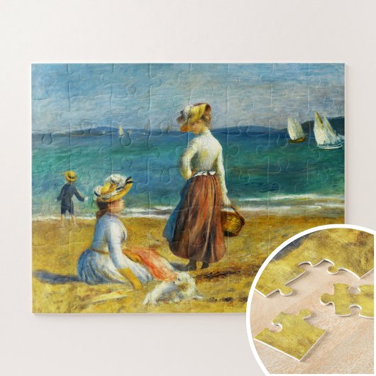 Figures on the Beach, Renoir Fine Art Puzzle