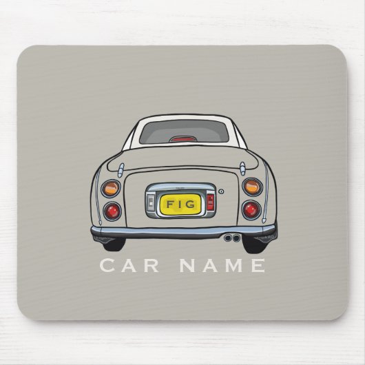 Figures Topaz Mist Figaro Name Monogram Mousepad (Vorne)