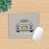 Figures Topaz Mist Figaro Name Monogram Mousepad