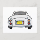 Figures White Figaro Car Postkarte (Vorderseite)