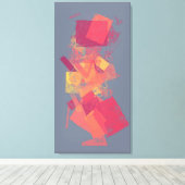 Figurin Leinwanddruck (Insitu (Holzboden))