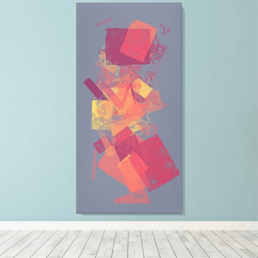 Figurin Leinwanddruck (Insitu (Holzboden))