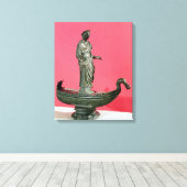 Figurine der Göttin Sequana Leinwanddruck (Insitu (Holzboden))