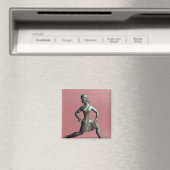 Figurine eines laufenden Mädchens, Magnet (In Situ (Geschirrspüler))