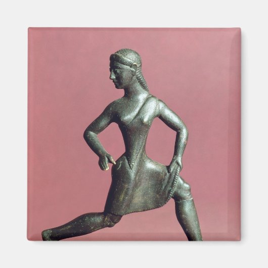 Figurine eines laufenden Mädchens, Magnet (Vorne)