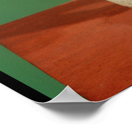 Figurine of a wrestler poster (Ecke)