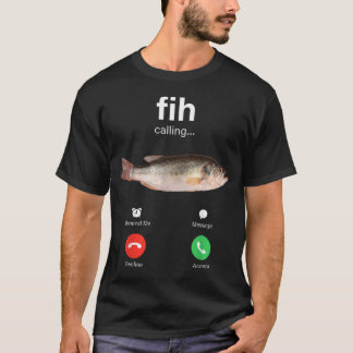 Fih Anruf Ablehnen Akzeptieren Sie den Telefonanru T-Shirt