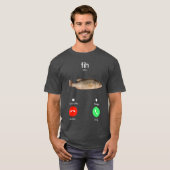 Fih-Aufruf Erinnern Sie mich Meldung Decoder akzep T-Shirt (Vorne ganz)