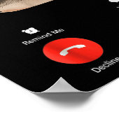 Fih Calling Remind Me Message Decline Accept Phone Poster (Ecke)